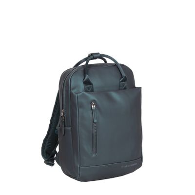 New Rebels Harper Miami Metallic Groen 10L Rugzak Waterafstotend Laptop 13"