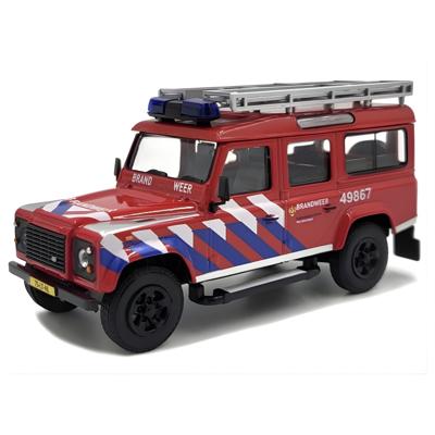 Cararama Modelauto / speelgoedauto - Land Rover Brandweerauto - rood - 12 x 7 cm - schaalmodel Cararama Modelauto / speelgoedauto - Land Rover Brandweerauto - rood - 12 x 7 cm - schaalmodel