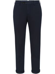 Brunello Cucinelli pantalon chino slim - Bleu