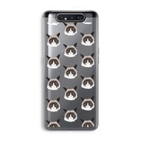 It's a Purrr Case: Samsung Galaxy A80 Transparant Hoesje