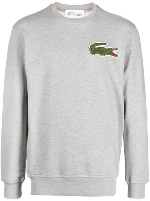 Comme Des Garçons Shirt x Lacoste sweat à patch logo - Gris