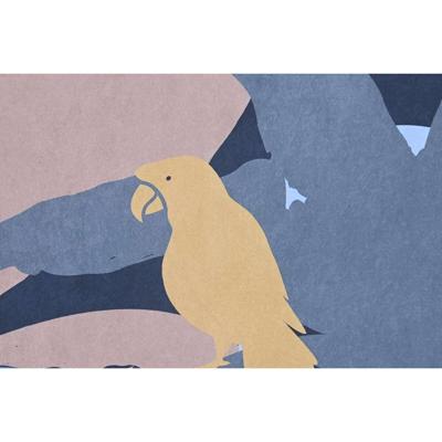 Canvas DKD Home Decor Canvas Hout MDF 140 x 3,8 x 100 cm (3 Onderdelen)