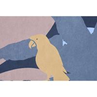Canvas DKD Home Decor Canvas Hout MDF 140 x 3,8 x 100 cm (3 Onderdelen)
