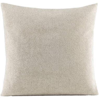 Sierkussenhoes Kirsten - taupe - 45x45 cm