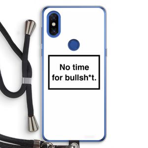 No time: Xiaomi Mi Mix 3 Transparant Hoesje met koord