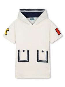 Kenzo Kids robe à bords rayés - Blanc