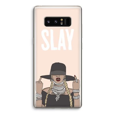 Slay All Day: Samsung Galaxy Note 8 Transparant Hoesje