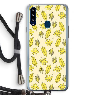 Herfst: Samsung Galaxy A20s Transparant Hoesje met koord