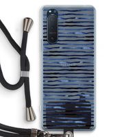 Verrassende lijnen: Sony Xperia 5 II Transparant Hoesje met koord