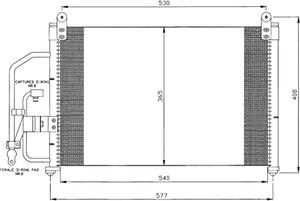 Condensor, airconditioning 35393