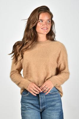 Les Tricots de Lea trui Marinette 34994 camel