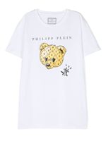 Philipp Plein Junior t-shirt à imprimé Teddy Bear - Blanc - thumbnail