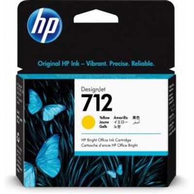 HP 712 Origineel Geel 1 stuk(s)