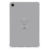 Samsung Galaxy Tab A9 Plus Tablet Back Cover Grijs Baby Olifant - thumbnail