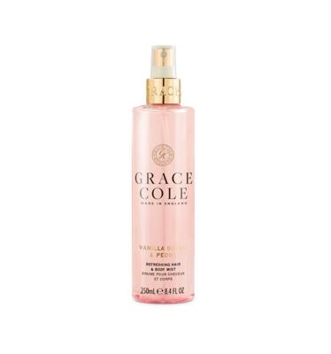 Vanilla blush & peony hair & body mist