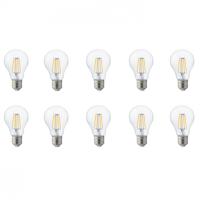 LED Filament Lampen 10-pack E27 4W 2700K Warm Wit
