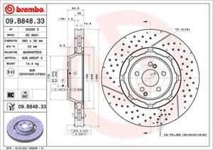 Brembo Remschijven 09.B848.33