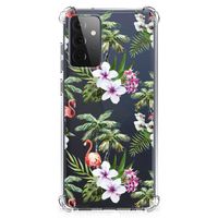 Samsung Galaxy A72 4G/5G Case Anti-shock Flamingo Palms - thumbnail