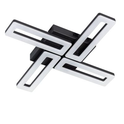 Plafondlamp Mondrian zwart