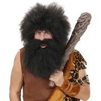Zwarte holbewoner verkleed baard   - - thumbnail