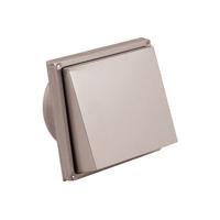 Nedco buitenrooster rvs schuine kap aansluitdiameter 125 mm