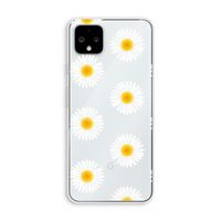 Margrietjes: Pixel 4 XL Transparant Hoesje