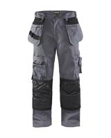 Blåkläder Vloerleggersbroek 15051860 | Grijs/Zwart | Maat 54 - 7330509311141