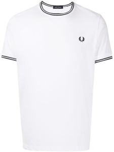 Fred Perry t-shirt Twin Tipped en coton - Blanc