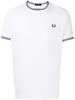 Fred Perry t-shirt Twin Tipped en coton - Blanc - thumbnail