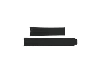 Horlogeband Raymond Weil 4795 / SU2001-5595-18 Rubber Zwart 20mm