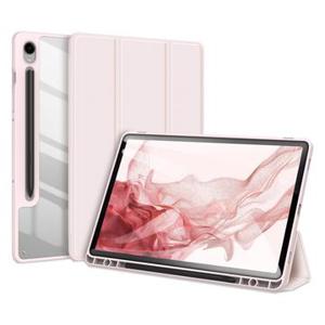 Samsung Galaxy Tab S9 Dux Ducis Toby Tri-Fold Smart Folio Hoesje - Lichtroze