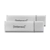 USB stick INTENSO 3531490 64 GB 2 Stuks Zilver - thumbnail