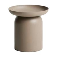 Kave Home Arcola bijzettafel Ø45 cm Taupe