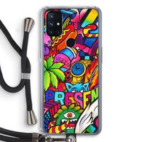 Represent: OnePlus Nord N10 5G Transparant Hoesje met koord Represent: OnePlus Nord N10 5G Transparant Hoesje met koord
