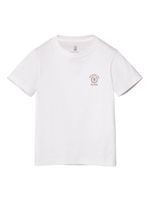 Brunello Cucinelli Kids t-shirt Solomei à logo imprimé - Blanc