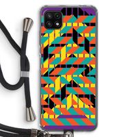 Skew Bee 2: Samsung Galaxy A22 5G Transparant Hoesje met koord