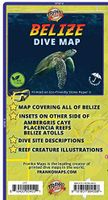 Waterkaart Belize Dive Map | Franko Maps Waterkaart Belize Dive Map | Franko Maps