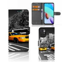 Xiaomi Redmi 10 Flip Cover New York Taxi - thumbnail