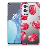 OnePlus 9 Pro | Siliconen Case | Pink Macarons