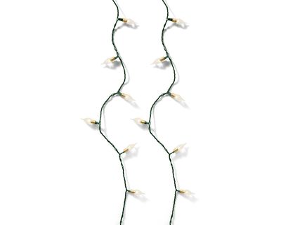 LED vintage lights l1190 cm groen/wwt kerst - Lumineo