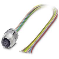 Phoenix Contact 1513761 Sensor/actuator inbouwconnector M12 Aantal polen (sensoren): 8 Bus, inbouw 0.50 m 1 stuk(s)
