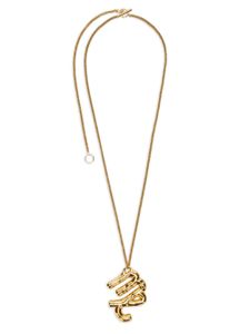 Jil Sander zodiac-sign pendant necklace - Or