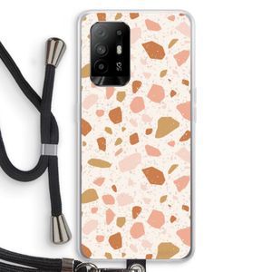 Terrazzo N°18: Oppo A95 5G Transparant Hoesje met koord