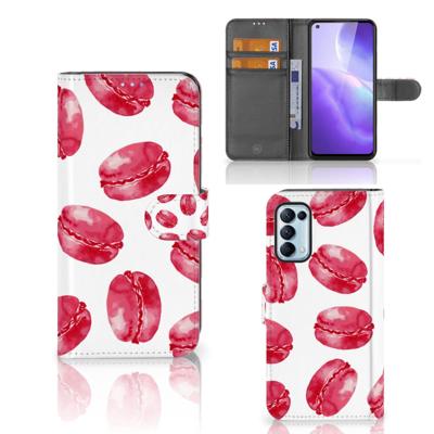 OPPO Find X3 Lite | Book Cover | Pink Macarons