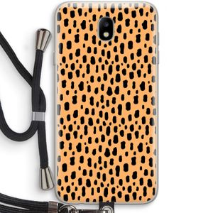 Panter: Samsung Galaxy J7 (2017) Transparant Hoesje met koord