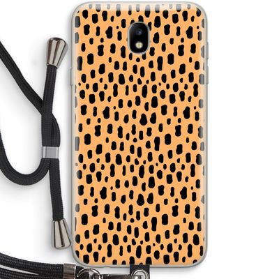 Panter: Samsung Galaxy J7 (2017) Transparant Hoesje met koord