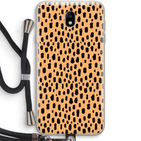 Panter: Samsung Galaxy J7 (2017) Transparant Hoesje met koord