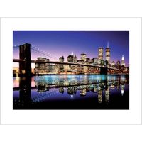 Kunstdruk Brooklyn Bridge Colour 80x60cm - thumbnail