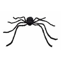 Mega spin XL - zwart - kunststof - 125 x 75 cm - Halloween decoratie