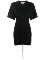 MSGM robe froncée à découpes - Noir